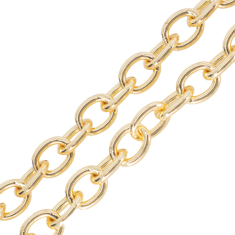 Cadena Chapa Tiffany 11.5x8.7mm Dorado 1