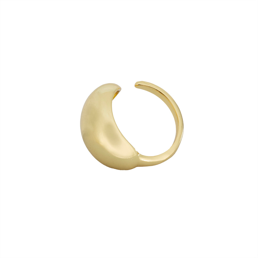 Anillo Chapa Ajustable Dorado