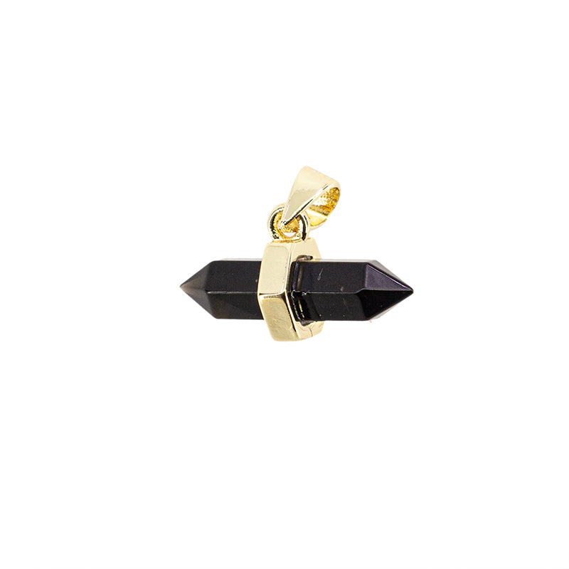 Dije Péndulo Onix 9x16mm Dorado