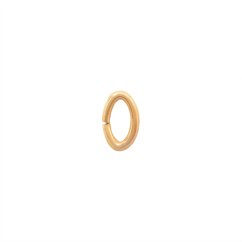 Argolla Sencilla Oval 3x2mm Dorado