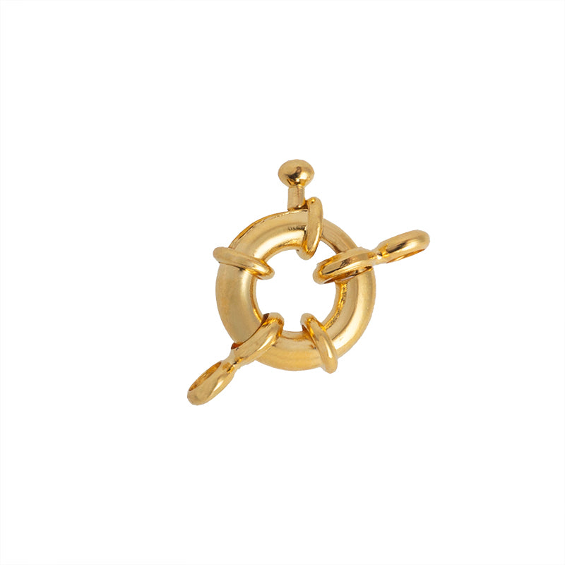 Broche Bandola 11mm Dorado Brillante