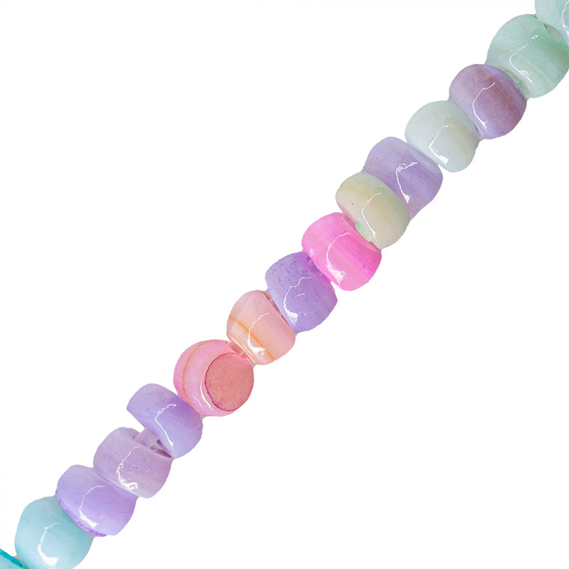 Perla de Concha Rondela 1.5x3.5mm Multicolor