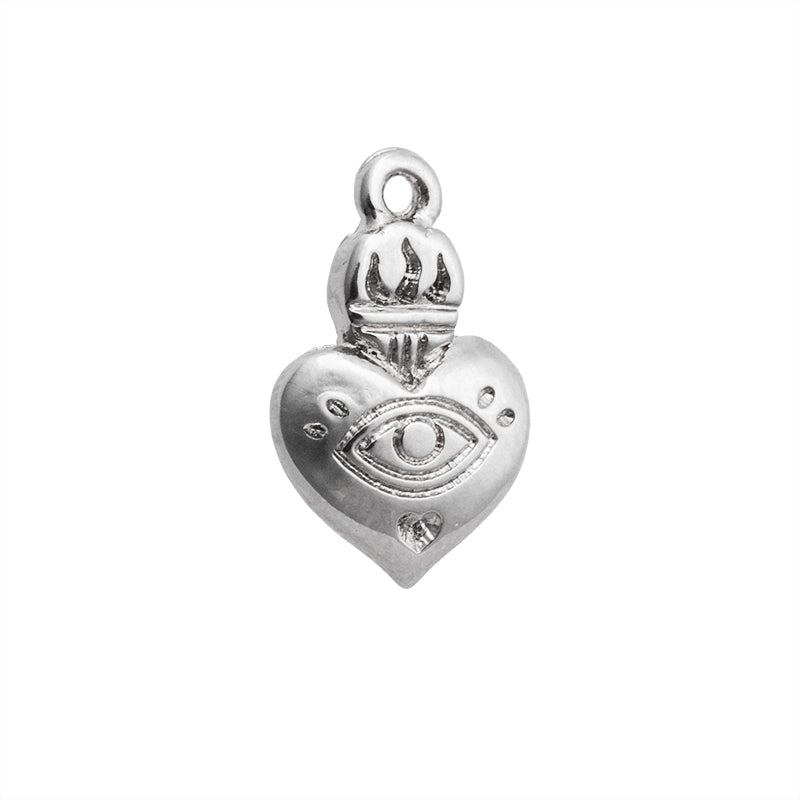 Dije Sagrado Corazon 18x11.3mm Niquel