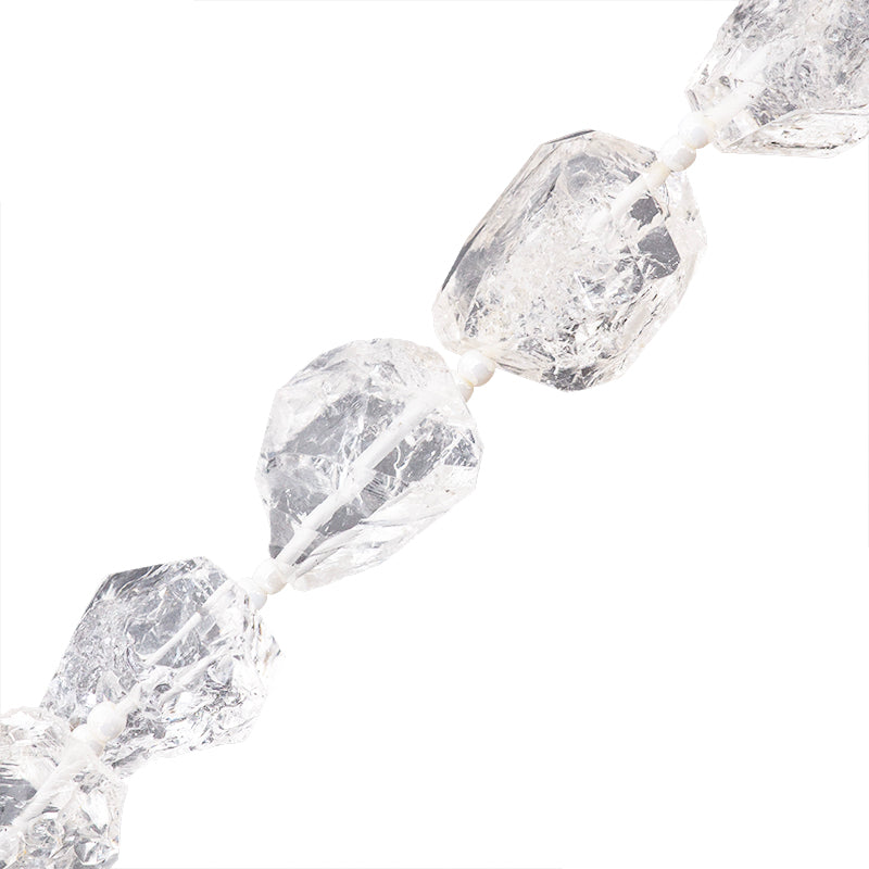 PF Diamante Herkimer Nugget 15-23x8-15mm Transparente