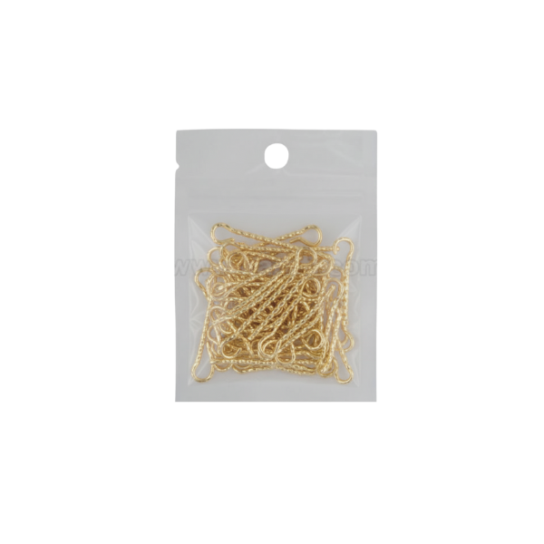 Alfiler Ojal con Textura 20x.7mm Dorado 3