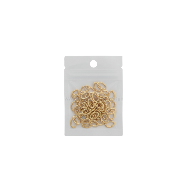 Argolla Sencilla Oval 4.5x.7mm Dorado