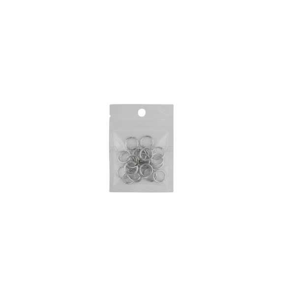 Argolla Sencilla 5x1mm Plateado Brillante