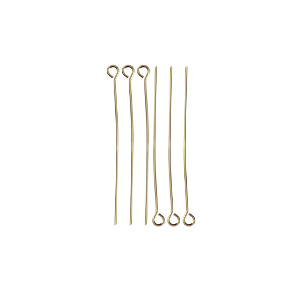 Alfiler Ojal 39x0.6mm Dorado Brillante