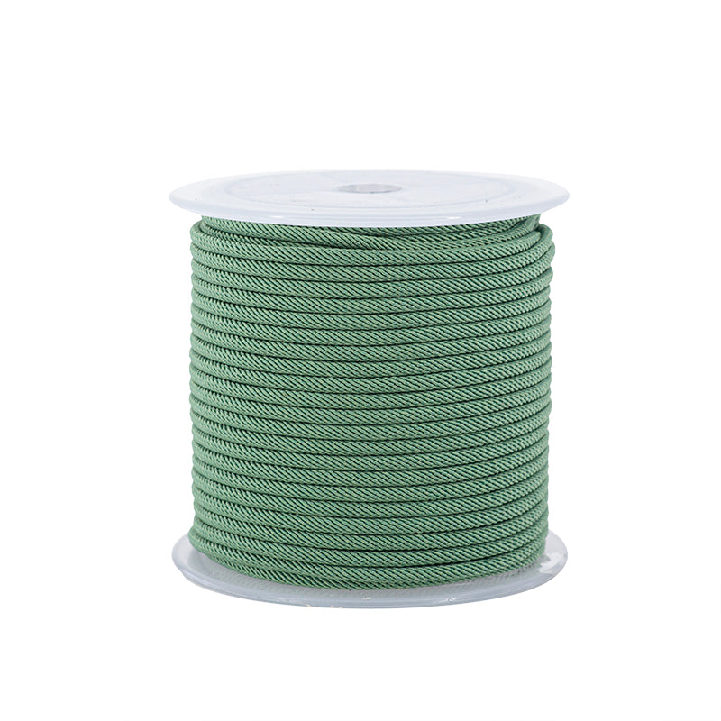 Cordón Poliéster Redondo 2.5mm Verde
