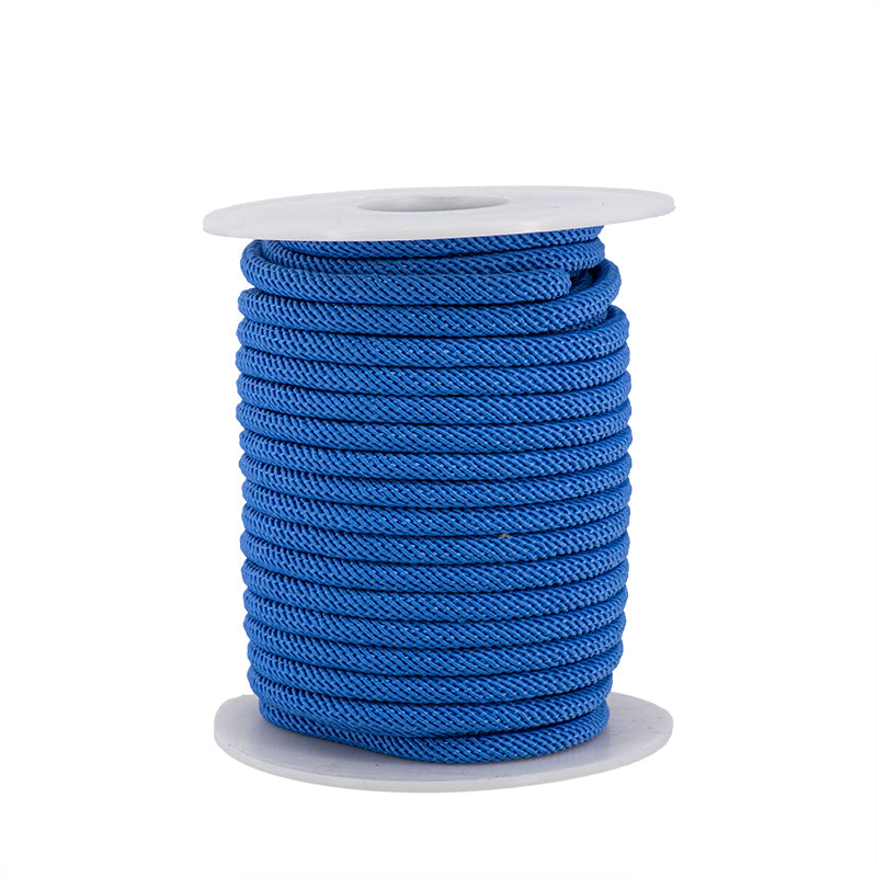 Cordón Poliéster Redondo 4mm Azul