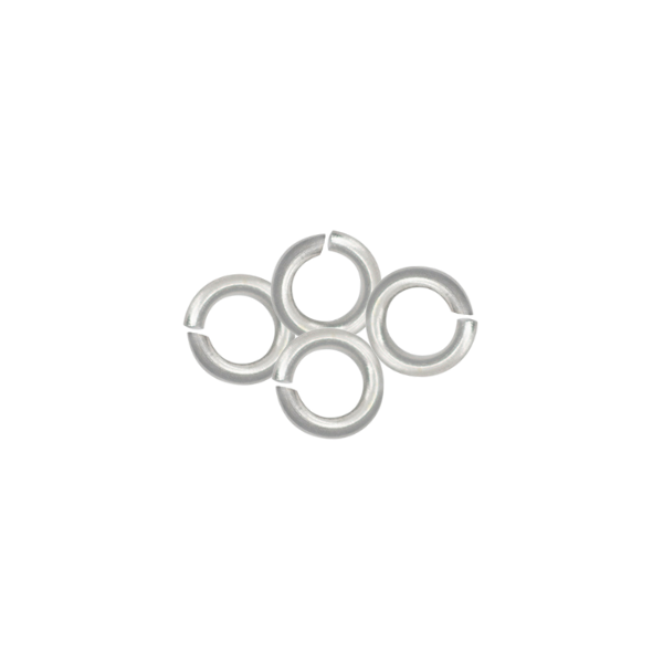 Argolla Sencilla 5x1mm Niquel Brillante