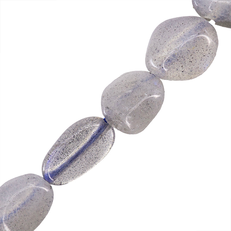 Labradorita Nugget 6x8mm Gris