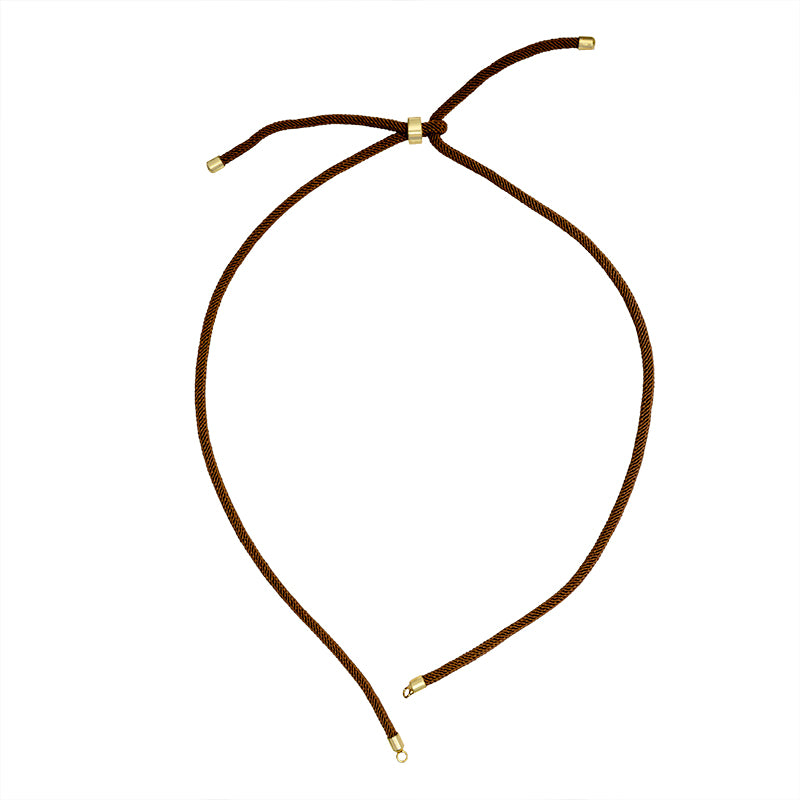 Collar Cordon con Chapa Cafe
