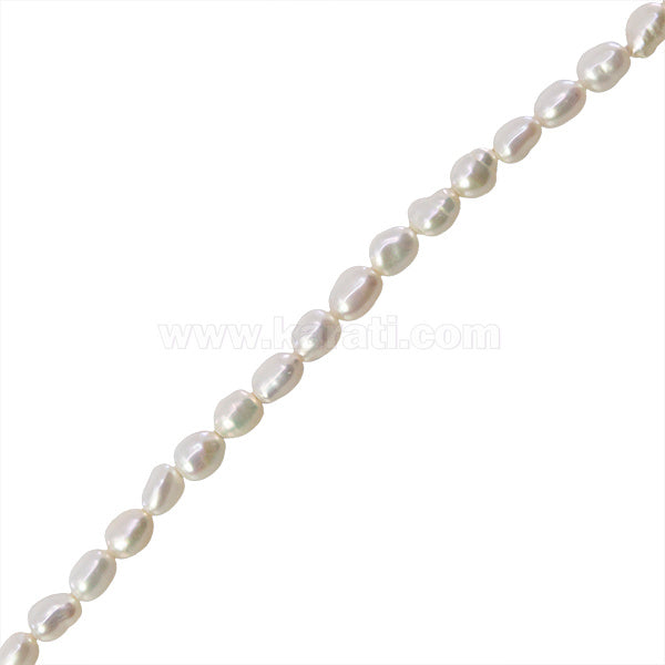 Perla Cultivada Arroz 6-7mm Blanco