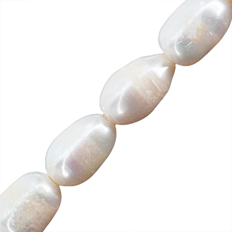 Perla Cultivada Arroz 7-8X6-7mm Blanco