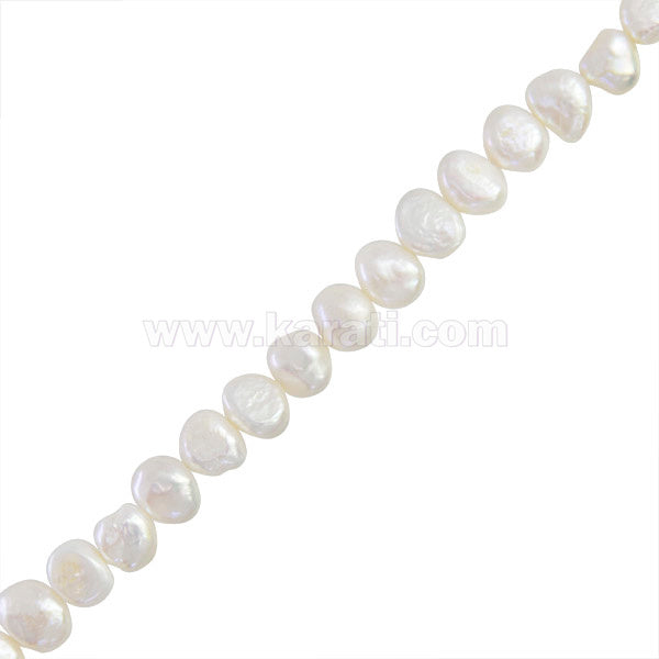 Perla Cultivada Nugget 10-11mm Blanco