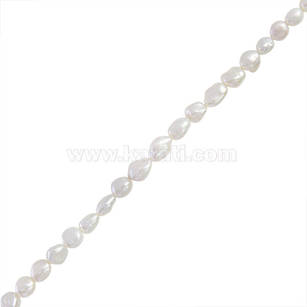 Perla Cultivada Nugget 7-8mm Blanco