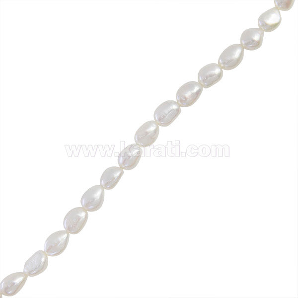 Perla Cultivada Nugget 11-12mm Blanco