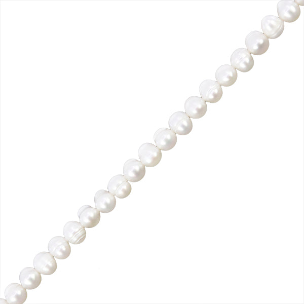 Perla Cultivada Nugget 5-6mm Blanco