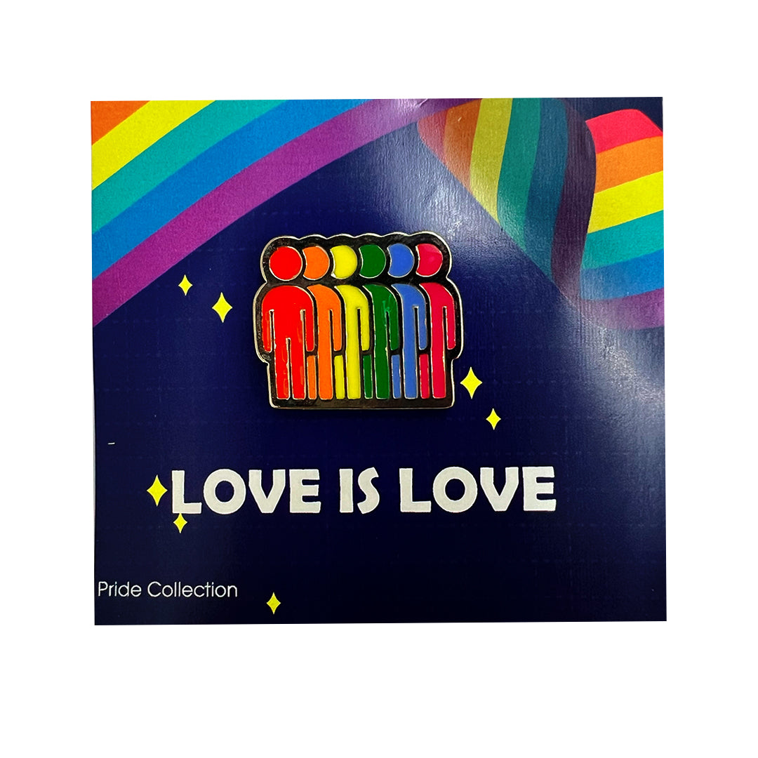 Pin Pride con Resina Niquel Personas
