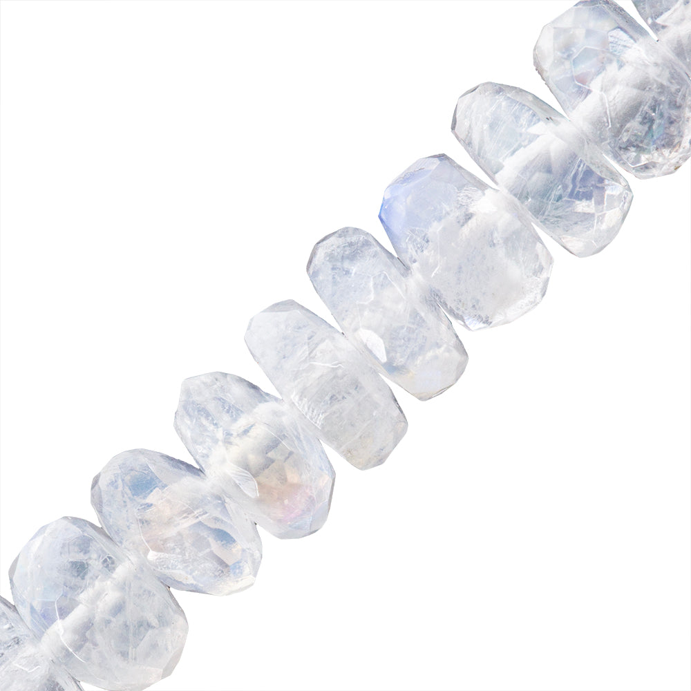 PF Piedra Luna Róndela Facetada 2-3x6mm Transparente