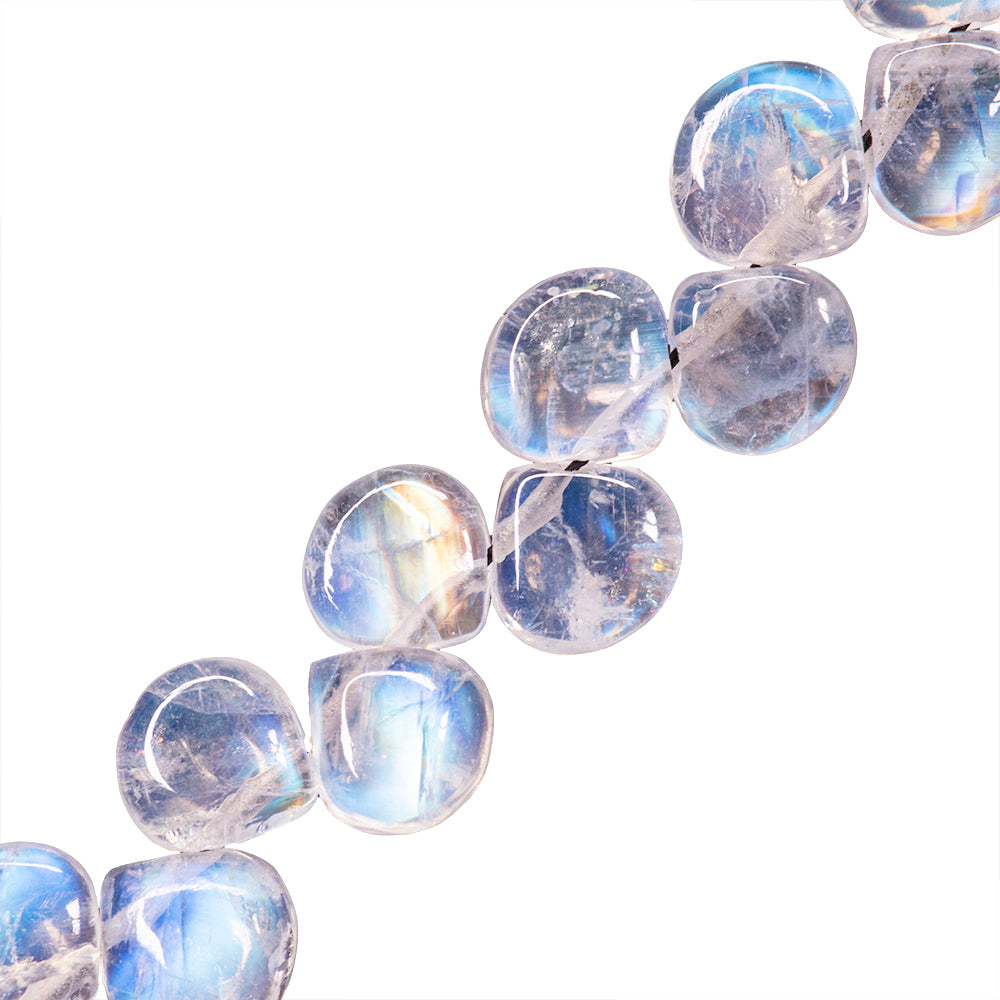 PF Piedra Luna Gota Plana 5x5mm Blanco