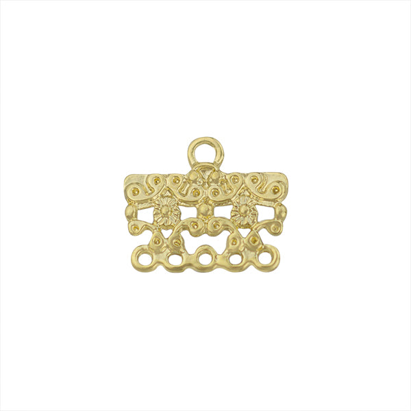 Terminal Para 5 Hilos 16x19mm Dorado