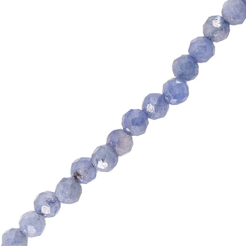 Zafiro Esfera Facetada 2mm  Azul Degradado