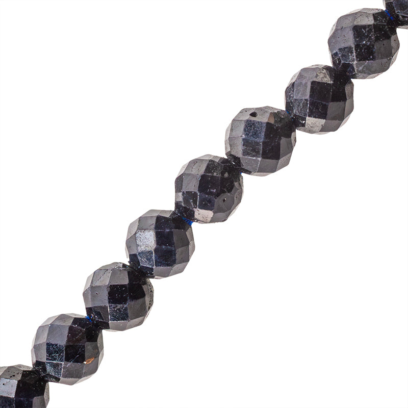 Zafiro Esfera Facetada 3mm Azul