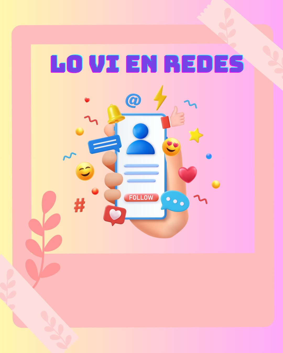 Lo vi en redes