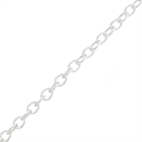 Cadena Karati 2.5x2mm Plateado 