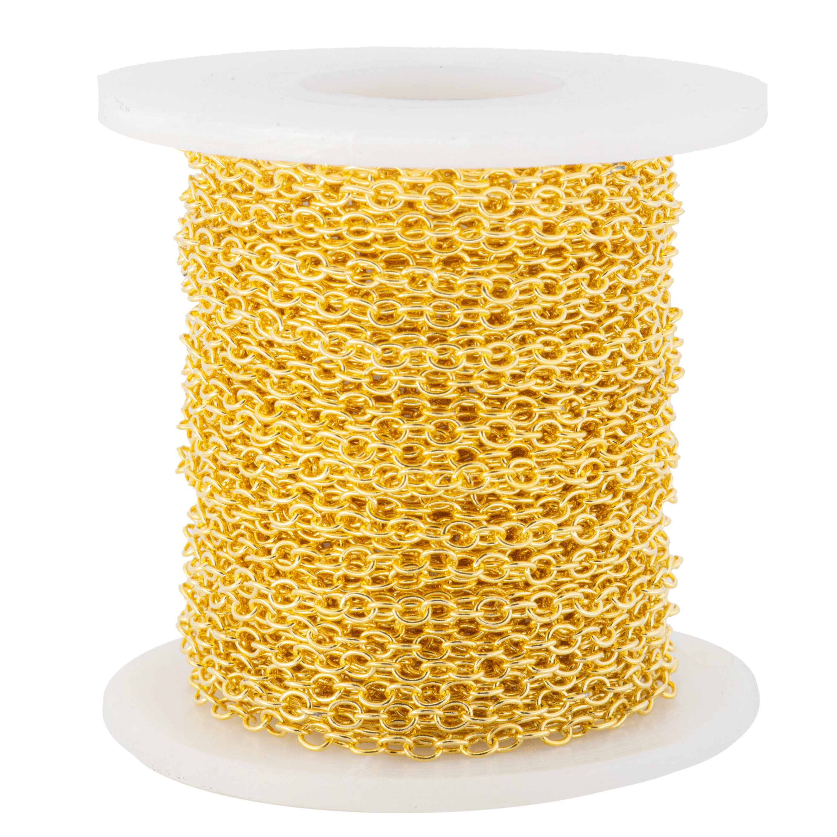 Cadena Karati 2.5x2mm Dorado