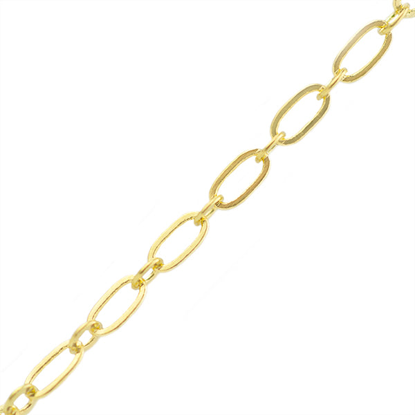 Cadena Karati 5x2mm Dorado