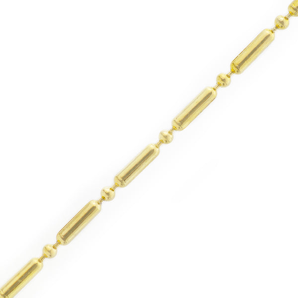 Cadena Karati 5x1mm Dorado 