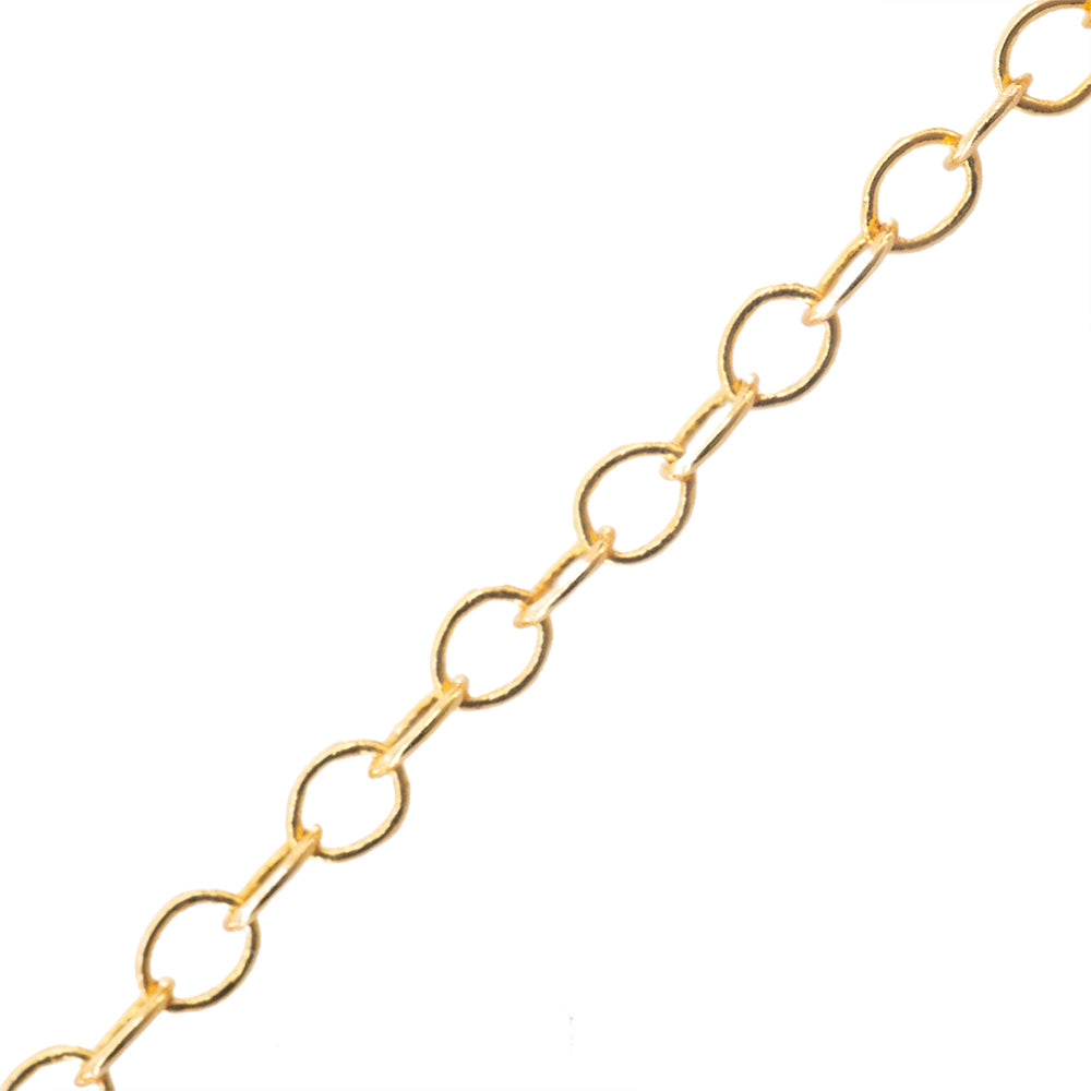 Cadena Karati Oval 3x2.4mm Sin Acabado