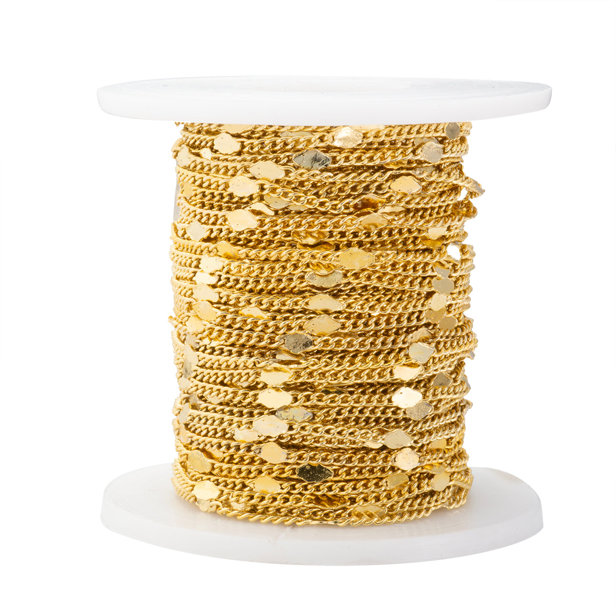 Cadena Karati Rombo 5.6x2mm Dorado Brillante