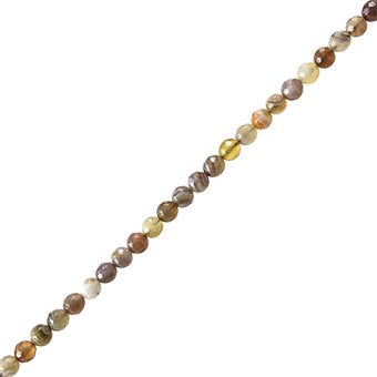 Agata Esfera Facetada 6mm Cafe