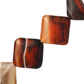 Agata C/Veta Cuadro Mate 20mm Cafe 