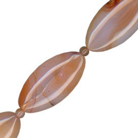 Cornalina Oval Girado 33x14mm 