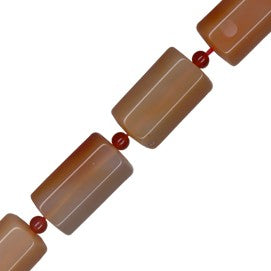 Cornalina Cilindro Facetado 23.5x12mm