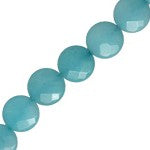 Jade Tñ Luneta Facetada 16mm Azul