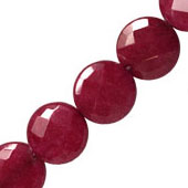 Jade Tñ Luneta Facetada 18mm Rubi