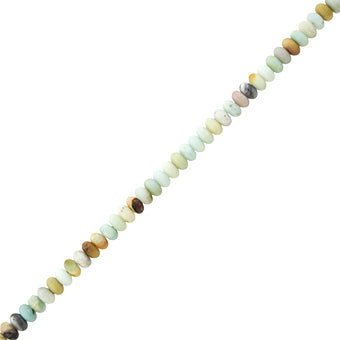 Amazonita Rondela 8.5mm Multicolor