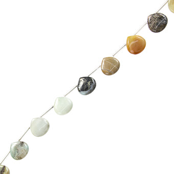 Amazonita Gota 14.5x14mm Multicolor