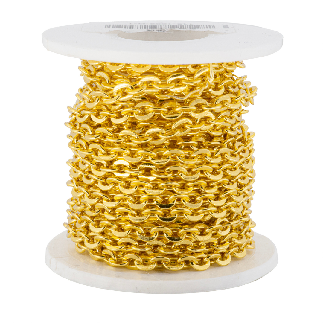 Cadena Karati 4x3mm Dorado