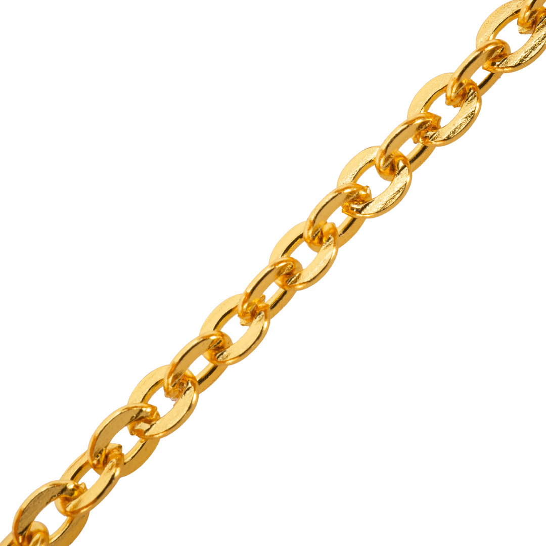 Cadena Karati 4x3mm Dorado