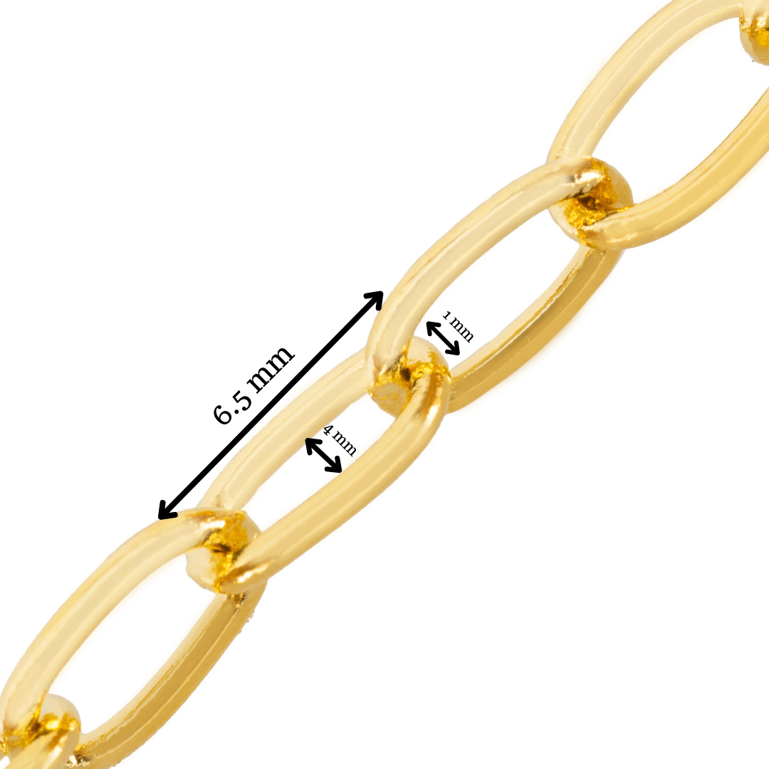 Cadena Karati 6.5x4mm Dorado 3