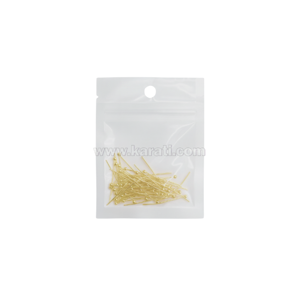 Alfiler Cabeza Redonda 61x.6mm Dorado 3