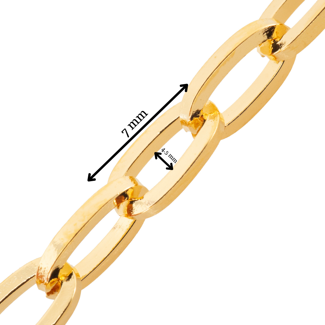 Cadena Karati 7x4.5mm Dorado 3