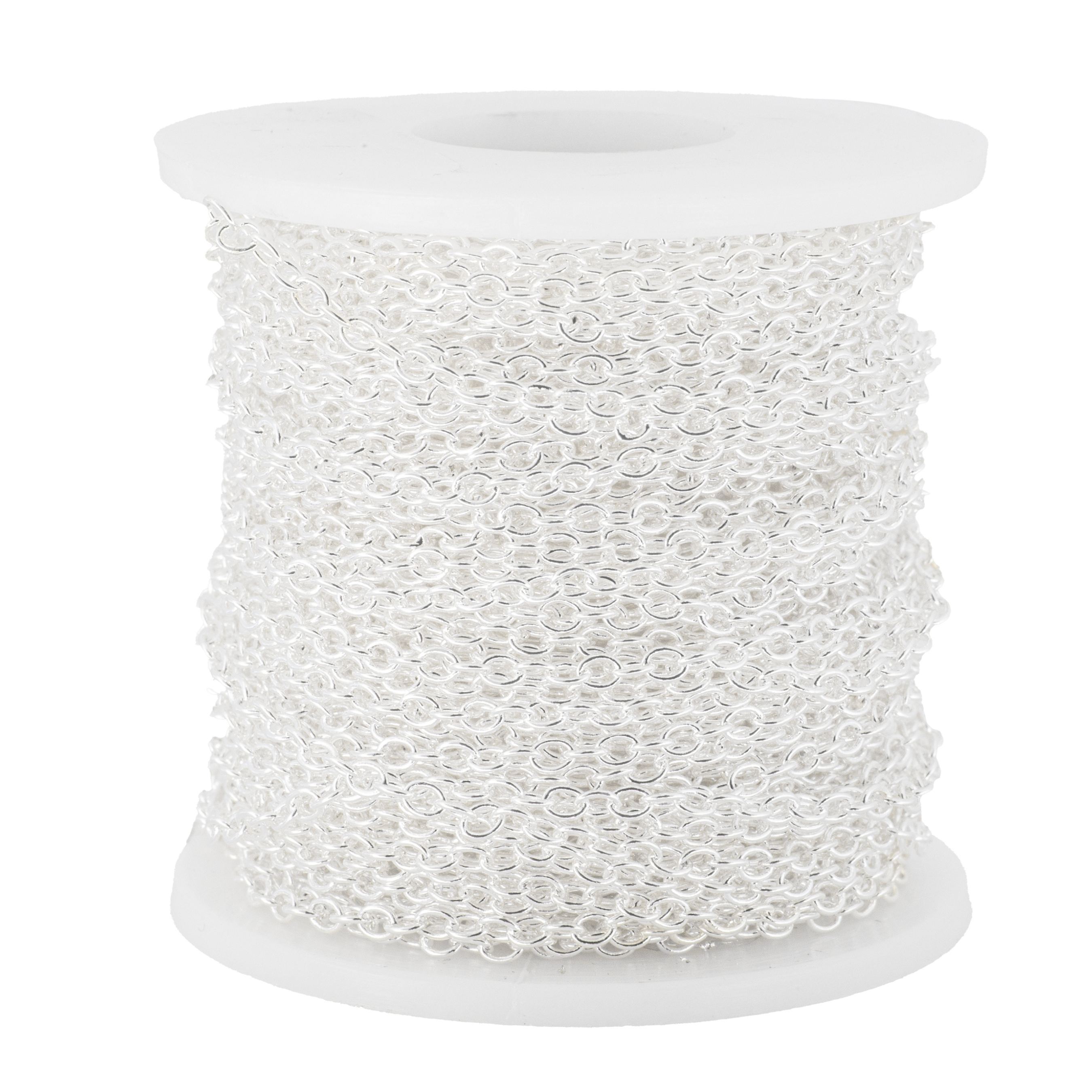 Cadena Karati 2.5x2mm Plateado